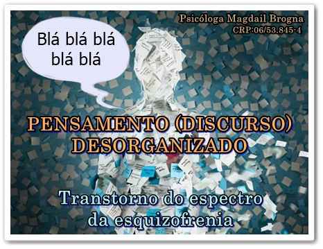 Pensamento (discurso) Desorganizado no Transtorno do Espectro da Esquizofrenia